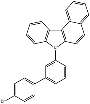 7H-Benzo[c]carbazole, 7-(4'-bromo[1,1'-biphenyl]-3-yl)- Structure