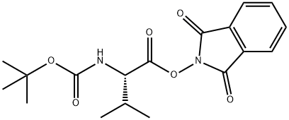 1,3-dioxo-2,3-dihydro-1H-isoindol-2-yl 
2-{[(tert-butoxy)carbonyl]amino}-3-methylbutanoa
te Structure