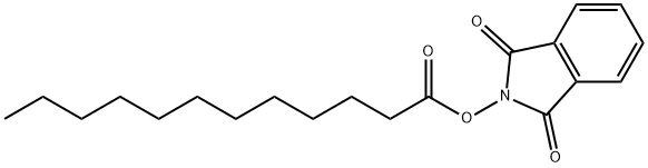 Dodecanoic acid, 1,3-dihydro-1,3-dioxo-2H-isoindol-2-yl ester Structure