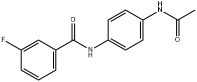 N-(4-Acetamidophenyl)-3-fluorobenzamide Structure