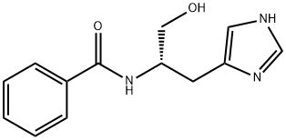 Benzamide, N-[(1S)-2-hydroxy-1-(1H-imidazol-4-ylmethyl)ethyl]- (9CI) Structure