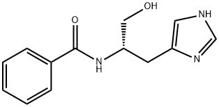 Benzamide, N-[(1S)-2-hydroxy-1-(1H-imidazol-4-ylmethyl)ethyl]- (9CI) 구조식 이미지