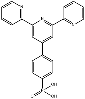 Phosphonic acid, P-(4-[2,2':6',2''-terpyridin]-4'-ylphenyl)- Structure