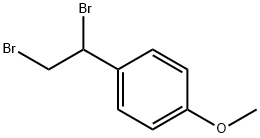 Benzene, 1-(1,2-dibromoethyl)-4-methoxy- Structure