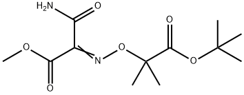 Propanoic acid, 3-?amino-?2-?[[2-?(1,?1-?dimethylethoxy)?-?1,?1-?dimethyl-?2-?oxoethoxy]?imino]?-?3-?oxo-?, methyl ester Structure