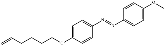 E-(4-Hex-5-enyloxyphenyl)-(4-methoxyphenyl)diazene Structure