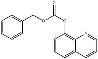 Carbonic acid, phenylmethyl 8-quinolinyl ester 구조식 이미지