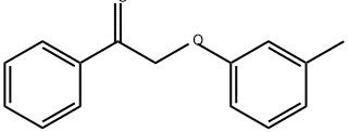 Ethanone, 2-(3-methylphenoxy)-1-phenyl- Structure