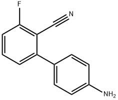 2-(4-Aminophenyl)-6-fluorobenzonitrile Structure