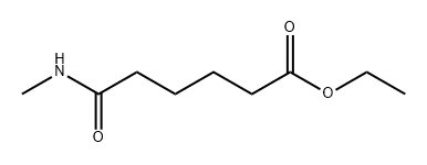 Hexanoic acid, 6-(methylamino)-6-oxo-, ethyl ester Structure