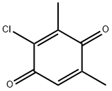 2,5-Cyclohexadiene-1,4-dione, 2-chloro-3,5-dimethyl- Structure