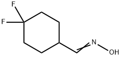 4,4-Difluorocyclohexanecarboxaldehyde oxime Structure