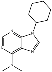 9H-Purin-6-amine, 9-cyclohexyl-N,N-dimethyl- Structure