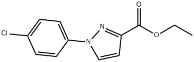 1H-Pyrazole-3-carboxylic acid, 1-(4-chlorophenyl)-, ethyl ester Structure