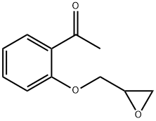 Ethanone, 1-[2-(2-oxiranylmethoxy)phenyl]- Structure