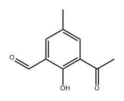 Benzaldehyde, 3-acetyl-2-hydroxy-5-methyl- 구조식 이미지