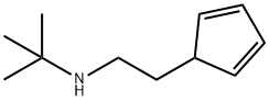 2,4-Cyclopentadiene-1-ethanamine, N-(1,1-dimethylethyl)- Structure