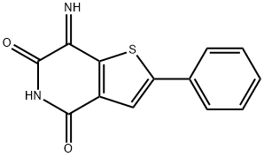 Thieno[3,2-c]pyridine-4,6(5H,7H)-dione, 7-imino-2-phenyl- Structure