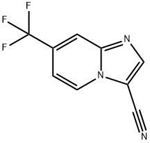 7-(Trifluoromethyl)imidazo[1,2-a]pyridine-3-carbonitrile Structure