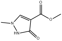 1H-Pyrazole-4-carboxylic acid, 2,3-dihydro-1-methyl-3-oxo-, methyl ester Structure