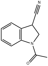 1-Acetylindoline-3-carbonitrile Structure