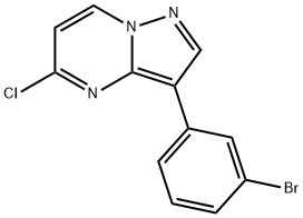 3-(3-Bromophenyl)-5-chloropyrazolo[1,5-a]pyrimidine Structure