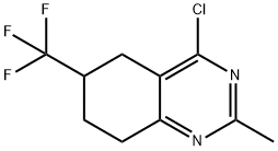 4-Chloro-2-methyl-6-(trifluoromethyl)-5,6,7,8-tetrahydroquinazoline Structure
