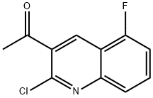 1-(2-Chloro-5-fluoroquinolin-3-yl)ethanone Structure