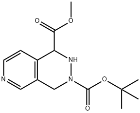 3-tert-Butyl 1-methyl 1,2-dihydropyrido[3,4-d]pyridazine-1,3(4H)-dicarboxylate Structure