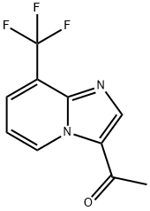 1-(8-(Trifluoromethyl)imidazo[1,2-a]pyridin-3-yl)ethanone Structure