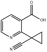 2-(1-CYANOCYCLOPROPYL)NICOTINATE Structure