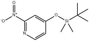 4-((tert-Butyldimethylsilyl)oxy)-2-nitropyridine Structure
