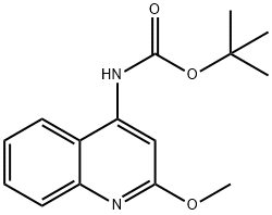 tert-Butyl (2-methoxyquinolin-4-yl)carbamate Structure