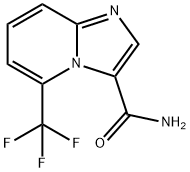 5-(Trifluoromethyl)imidazo[1,2-a]pyridine-3-carboxamide 구조식 이미지