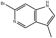 1H-Pyrrolo[3,2-c]pyridine, 6-bromo-3-methyl- Structure