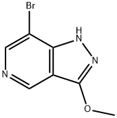 7-Bromo-3-methoxy-1H-pyrazolo[4,3-c]pyridine 구조식 이미지