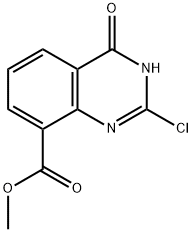 Methyl 2-chloro-4-oxo-3,4-dihydroquinazoline-8-carboxylate Structure