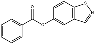 Benzo[d]isothiazol-5-yl benzoate 구조식 이미지