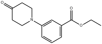 Ethyl 3-(4-oxopiperidin-1-yl)benzoate Structure