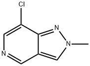 7-Chloro-2-methyl-2H-pyrazolo[4,3-c]pyridine 구조식 이미지