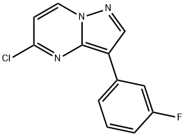 5-Chloro-3-(3-fluorophenyl)pyrazolo[1,5-a]pyrimidine Structure