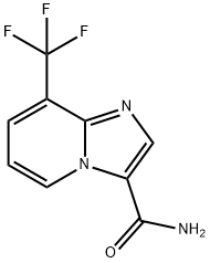 8-(Trifluoromethyl)imidazo[1,2-a]pyridine-3-carboxamide 구조식 이미지