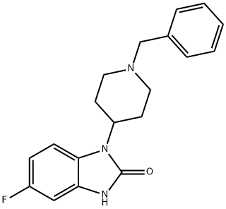 1-(1-Benzylpiperidin-4-yl)-5-fluoro-1H-benzo[d]imidazol-2(3H)-one Structure