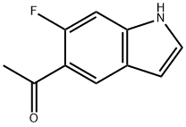 1-(6-Fluoro-1H-indol-5-yl)ethanone 구조식 이미지