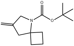 tert-Butyl 7-methylene-5-azaspiro[3.4]octane-5-carboxylate Structure