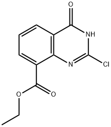 Ethyl 2-chloro-4-oxo-3,4-dihydroquinazoline-8-carboxylate Structure