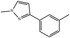 1H-Pyrazole, 1-methyl-3-(3-methylphenyl)- Structure