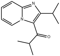 1-Propanone, 2-methyl-1-[2-(1-methylethyl)imidazo[1,2-a]pyridin-3-yl]- Structure