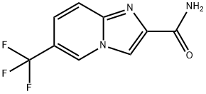 6-(Trifluoromethyl)imidazo[1,2-a]pyridine-2-carboxamide Structure