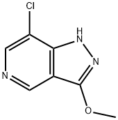 7-Chloro-3-methoxy-1H-pyrazolo[4,3-c]pyridine 구조식 이미지